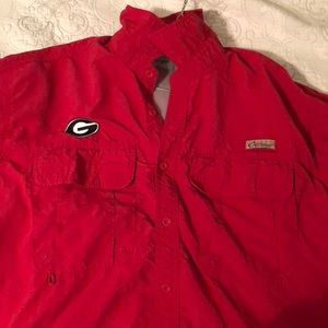 University of Georgia performance fishing shirt